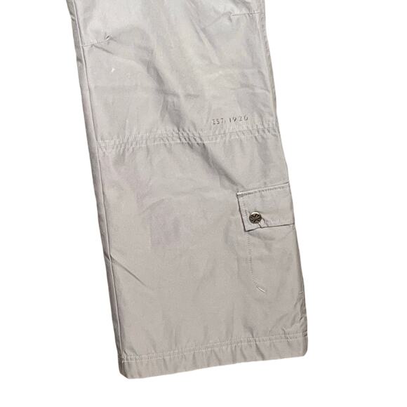 EDDIE BAUER Polar Fleece Lined Pants‎ 12  Gray Pockets Cargo Hiking Straight Leg - Picture 3 of 11
